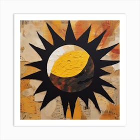 An Abstract Sun One Art Art Print