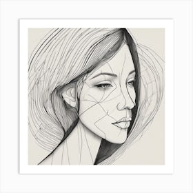 Portrait Of A Woman 2 Art Print