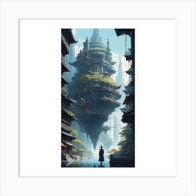 Asian City Art Print