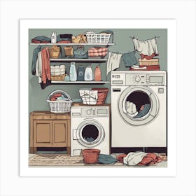 Laundry Room 4 Art Print