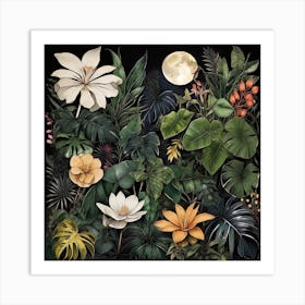 Tropical Jungle 1 Art Print