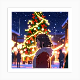 Leonardo Anime Xl Funny Christmas 0 Art Print