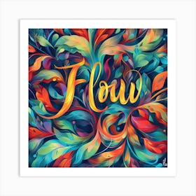 Flowing Art Print