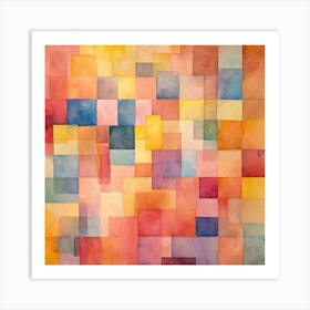 Squares Art Print