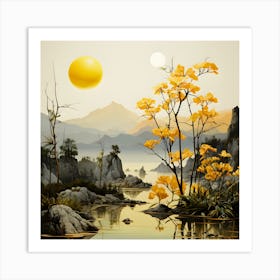 Nature S Canvas Citrus Mountain Art Print