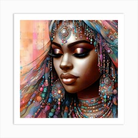 Exotic Beauty Artwork 61 Art Print