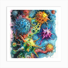 Cancer Cells 1 Art Print