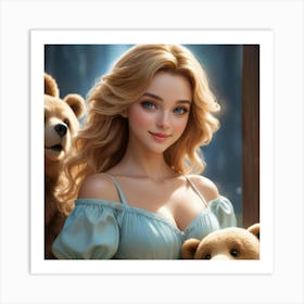 Teddy Bears 2 Art Print