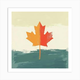 Canadian Maple Leaf 1 Art Print