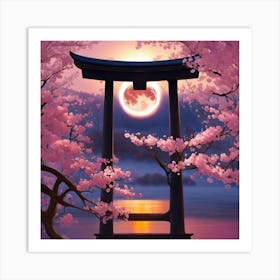 Sakura Blossoms Art Print