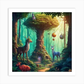 Fairy Forest Art Print