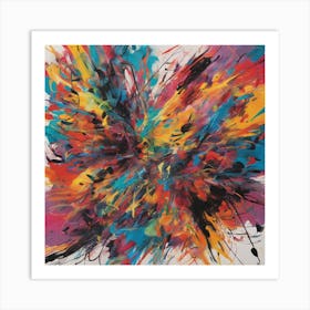 Abstract Painting 100 Art Print