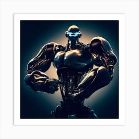 Macho Robot Art Print