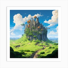 Castle In The Sky Art Print