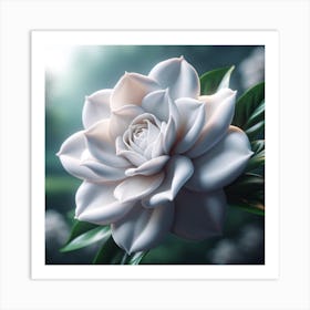 White Flower 4 Art Print