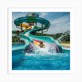 Water Slide 4 Art Print