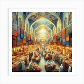 Islamic Market Art Print