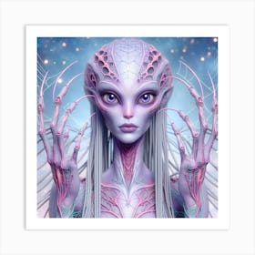 Alien Woman 1 Art Print