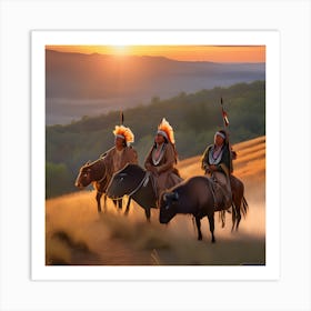 Native Americans 4 Art Print