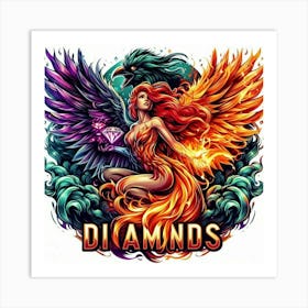 Diamonds Art Print