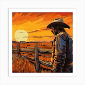 Ranchers Grit Art Print