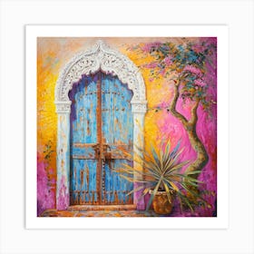 Blue Door Art Print