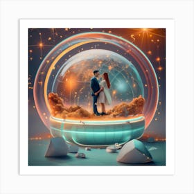 Infinity Couple Art Print