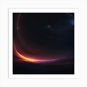 Space Wallpaper Art Print