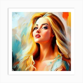 Portrait Of A Woman 5 Art Print