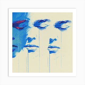 Blue And Blue Art Print