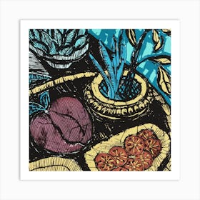 Fruit And Vegetables Art Print