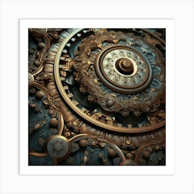 Clockwork Art Print