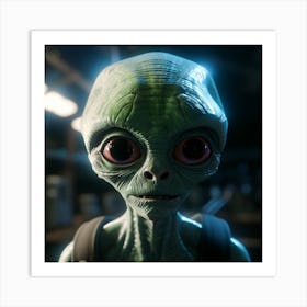 Alien Child 7 Art Print