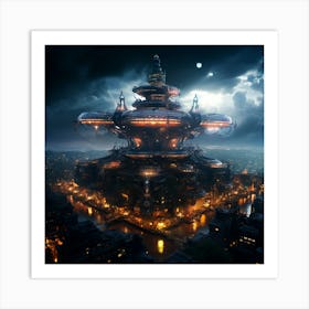 Fantasy City Art Print