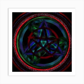 Triquetriskentagram Art Print