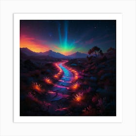 Rainbow Path 3 Art Print