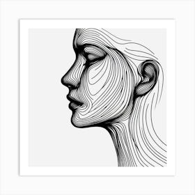 Portrait Of A Woman 20 Art Print