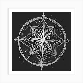 Compass Art Print