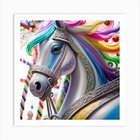 Carousel Horse 1 Art Print