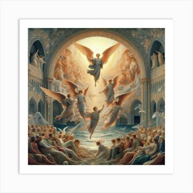 Baptism Of Jesus 4 Art Print