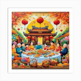 Tet Holiday in Viet Nam Art Print