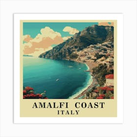 Amalfi Coast Positano Italy 01 Art Print