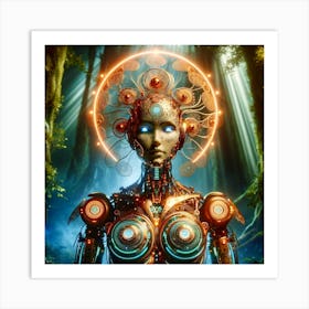 A Female Android Art Print