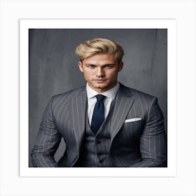 Man In A Suit Art Print