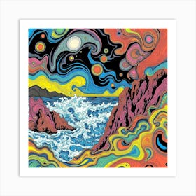 Psychedelic Painting 1 Art Print