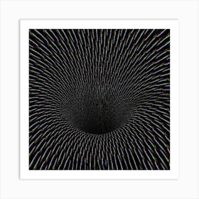 Black Hole Art Print