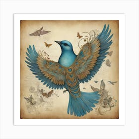 Silent Wings A Bird S Journey Art Print 3 1 Art Print