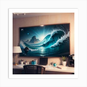 Seascape Painting Art Print