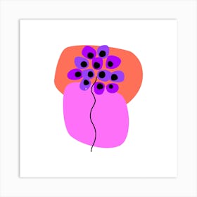 Hydrangea (Floral Smudge) Art Print