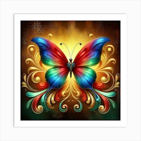 Colorful Butterfly 5 Art Print